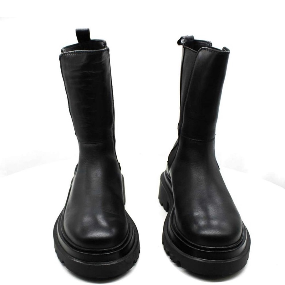 Aqua Black Ankle Boots - Picture 7 of 14